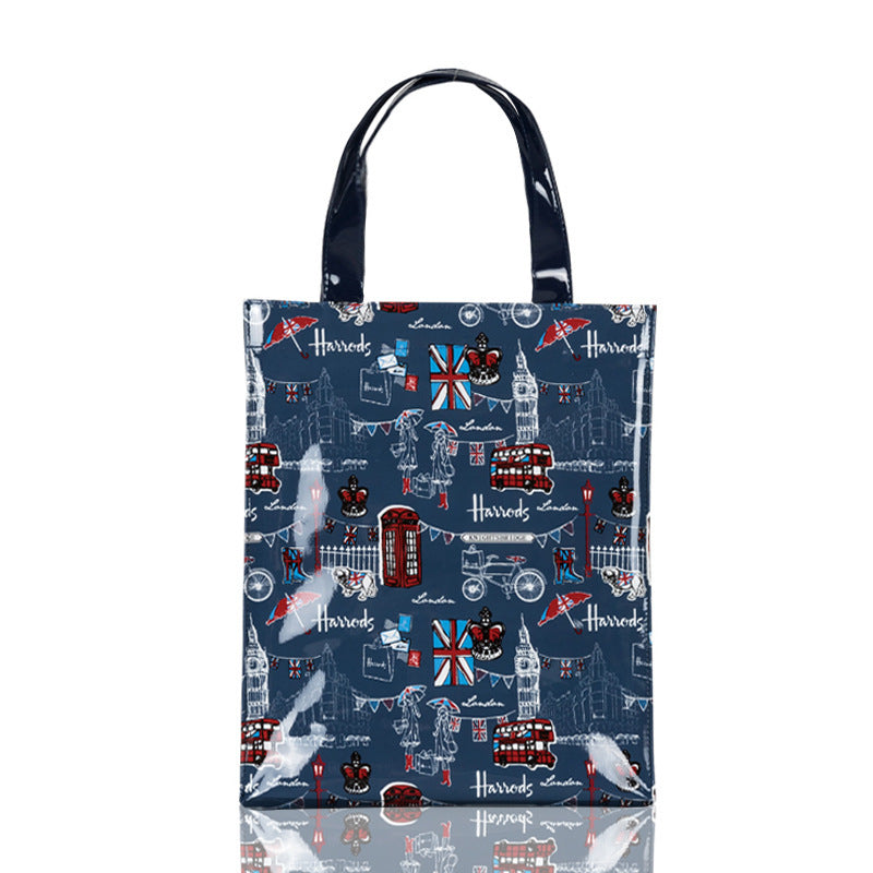 Colorful City Life Large-capacity Waterproof Tote Bag