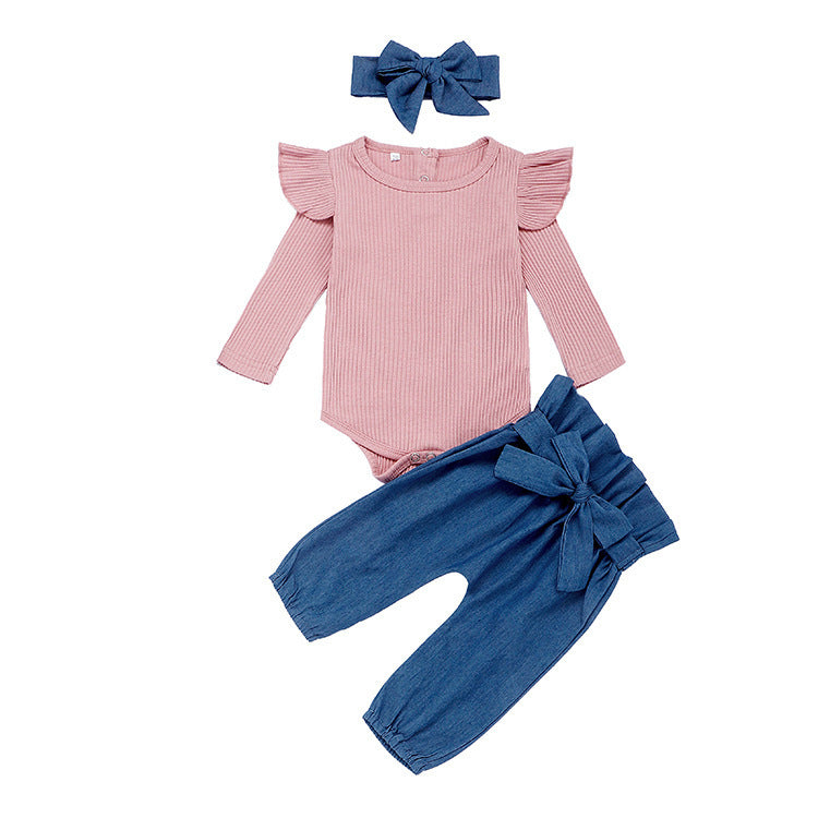 Cute Baby bag hip one-piece suit