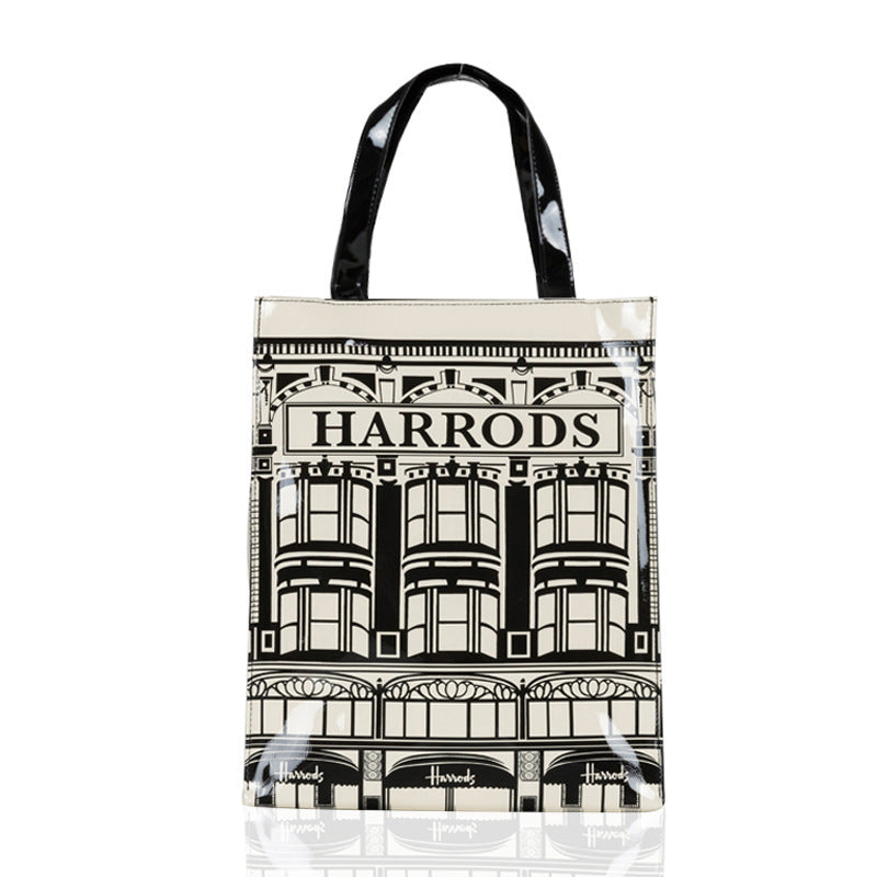 Colorful City Life Large-capacity Waterproof Tote Bag