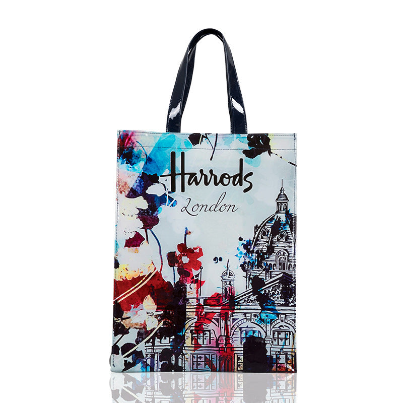 Colorful City Life Large-capacity Waterproof Tote Bag