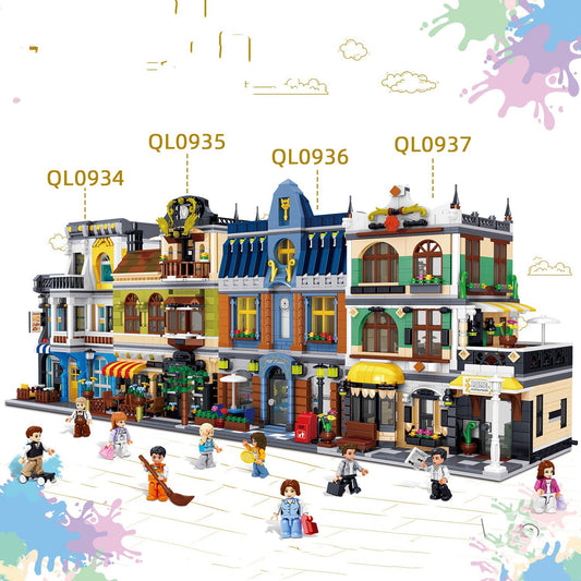 Tavern Restaurant Children's Assembled Building Blocks