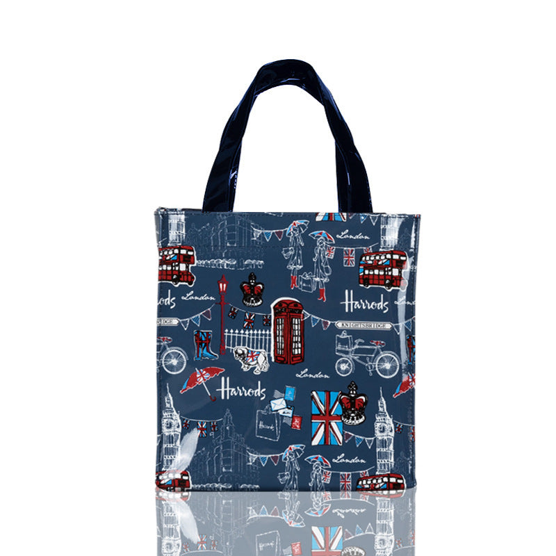 Colorful City Life Large-capacity Waterproof Tote Bag